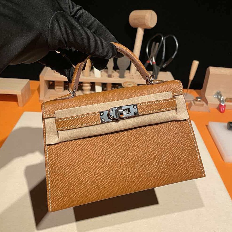 Top-quality luxurious crossbody bag mini 19cm exquisite classic style epsom leather small handbag detachable shoulder strap With exquisite gift box