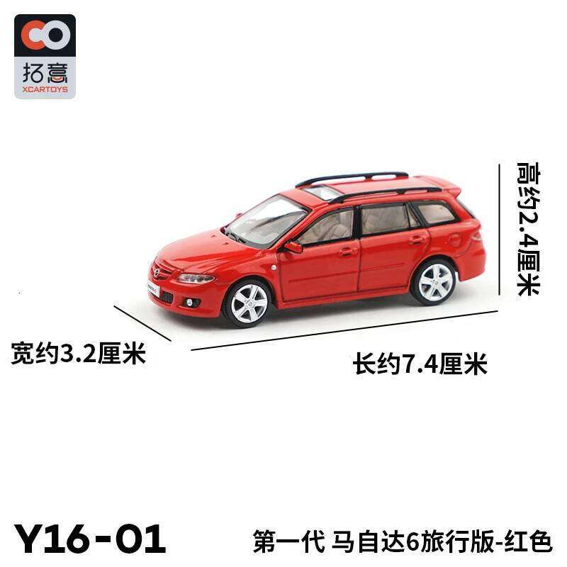 1:64 Mazda 6 ATENZA Wagon Touring-Car Diecast Alloy&Plastic Model Vehicle Z260306