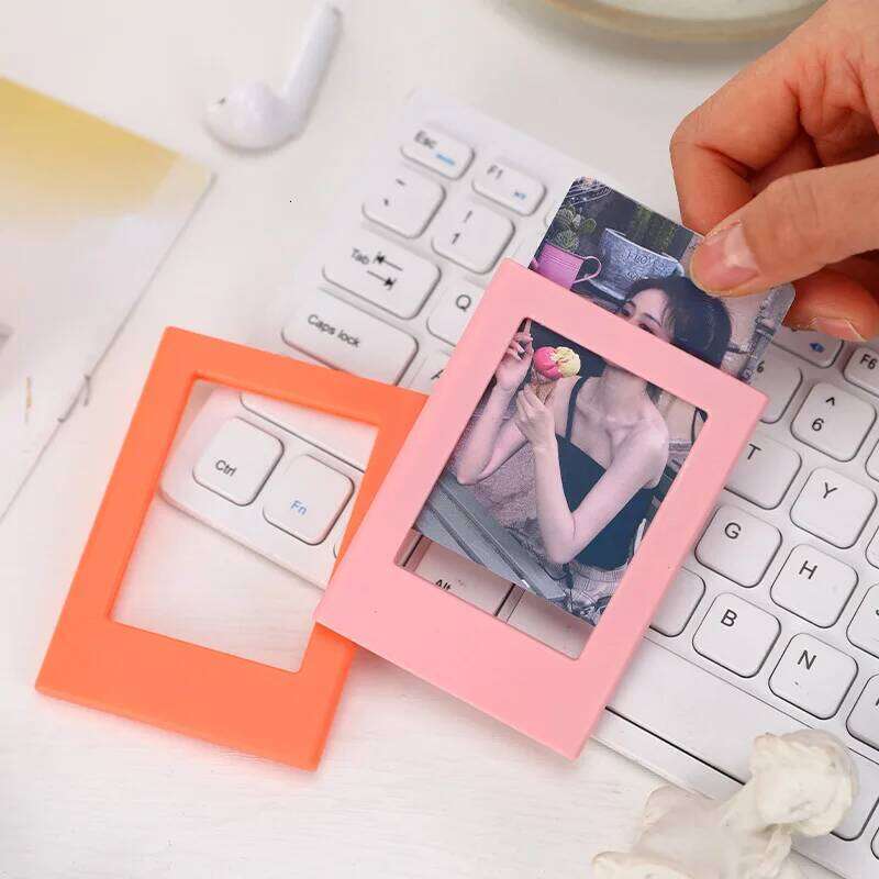10Pcs Set Instax Mini Photo Frame | Fridge Magnet Card Holder Creative Ins Style Kawaii Fix 3 Inch Instant Film Picture H260306