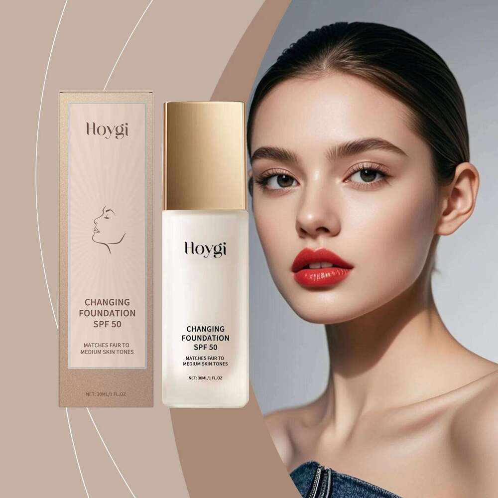 HOYGI Protective concealing foundation light matte mild moisturizing brightening sooth skin-fitting suitable for oily dry skin 26L0306