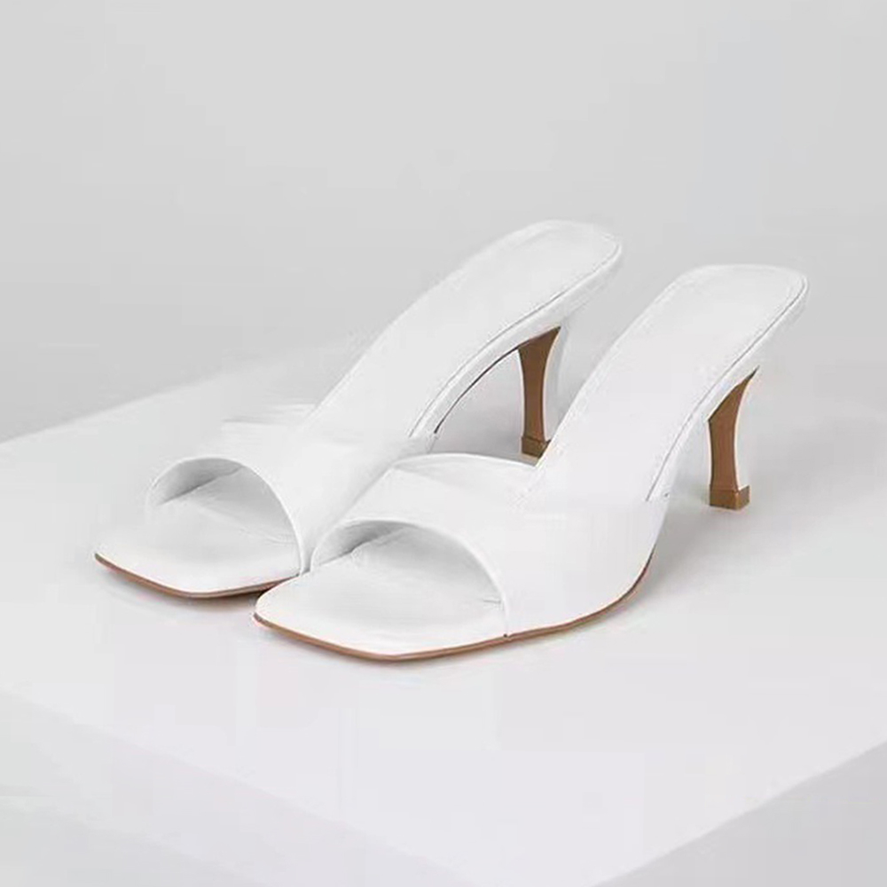 designer womens sandals luxury mid high heels sandal fashion exquisite patent leather sandale summer casual daily comfort square-toe adult sandals siz