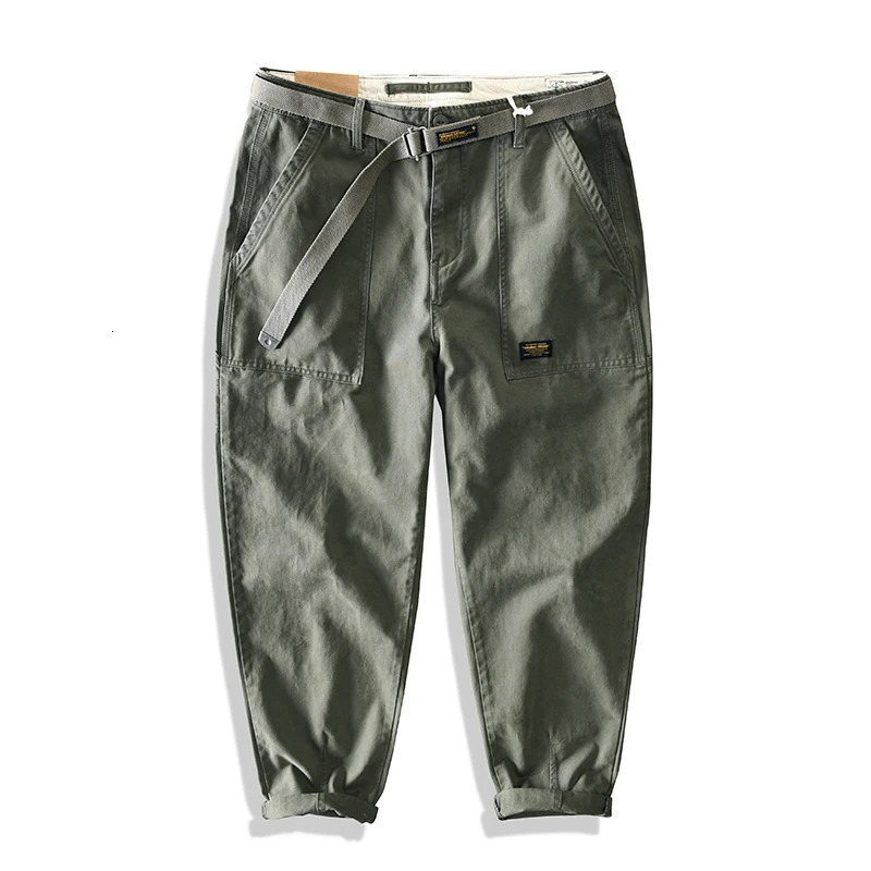 Yu Wenle Amekaji Trendy Versatile Workwear Pants Men American Retro Trousers Fashion Cargo Pants Man Straight Casual Baggy Pants 260304