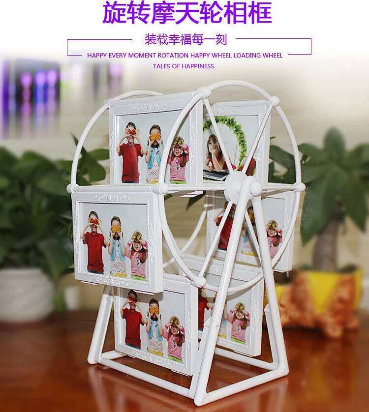 Rotating Frame for Children, Ferris Wheel, Windmill, Wedding Dress, Photo Stand, Gift, 5 in H260306