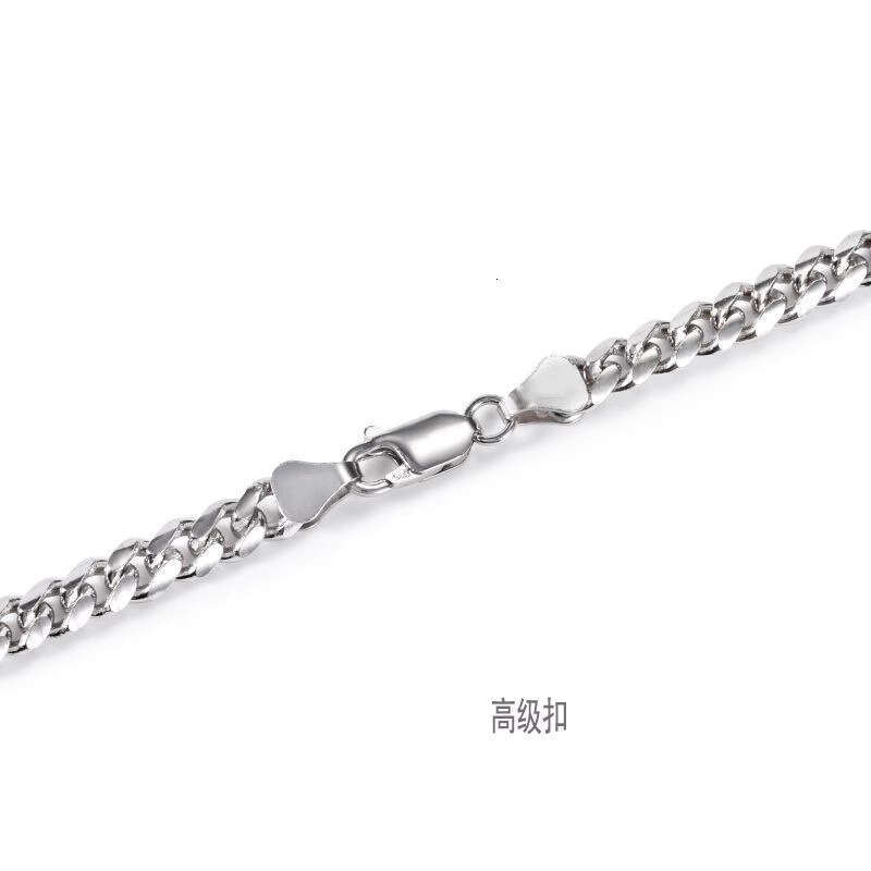 Holiday Dongguan Titanium Steel Clavicle Gift for Men, Versatile High-End Cuban Chain Necklace, Trendy Hip-Hop Style