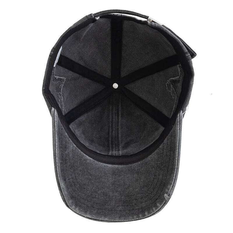 New Women's Five Pointed Star Design Washed Cotton Baseball Cap Fashion Street Dad Hat Y260304