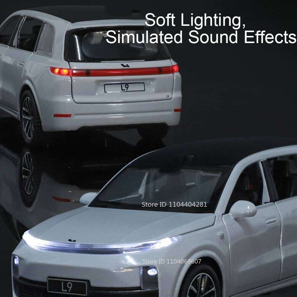 1:32 LEADING IDEAL L9 BYD U8 Alloy Diecast Models Toys Cars Sound Light Pull Back Doors Opened Miniature Vehices Children Gifts Z260306