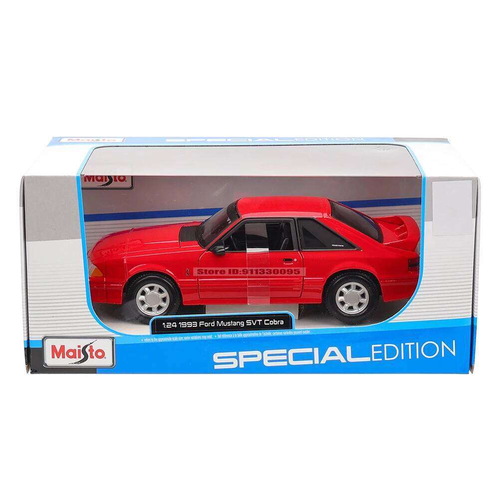 Maisto 1:24 1993 Ford Mustang SVT Cobra alloy car model handicraft decoration collection toy tool gift die-casting Z260306