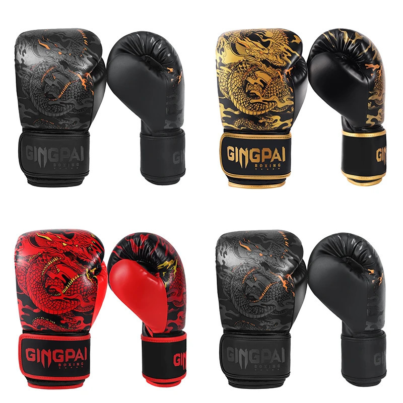 101214oz Boxing Gloves Professional Adult Sanda Muay Thai Fighting Men and Women Training Sandbag Free Fight MMA 260228
