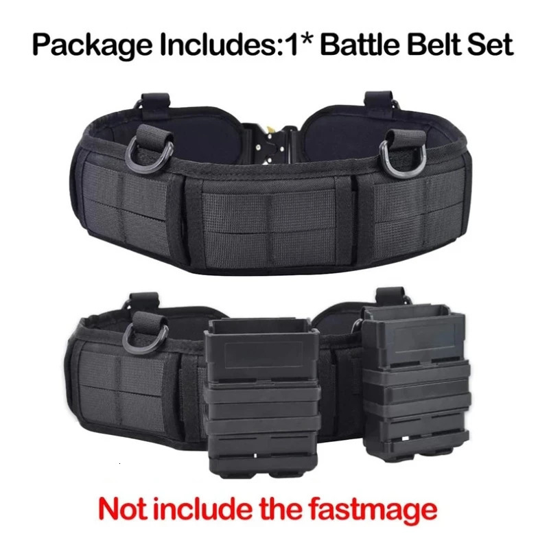 Genuine Tactical Belt Quick Release Outdoor Military Belt Metal Nylon Sports Accessories Men And Women Belt Set 260302