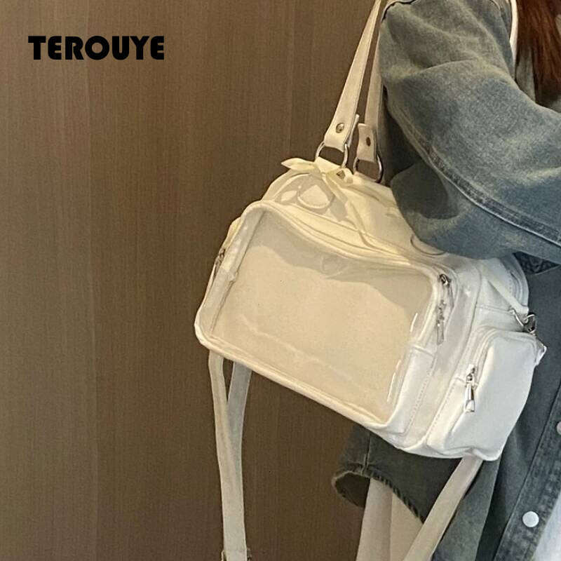 Anime Two-Dimension Japanese Uniform Jk Shoulder Large Capacity Crossbody Versatile Badge Display Bag Doll Itabag Purse TEROUYE