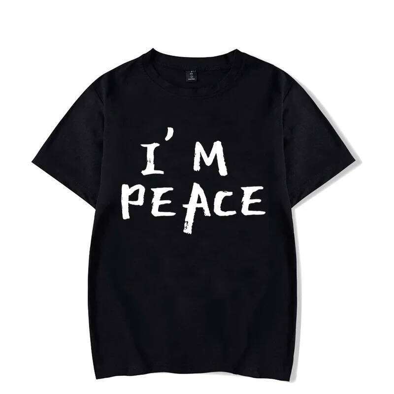 I Come in I'm Peace Vintage Funny Matching Couples T-Shirt Men Women Short Sleeve Fashion Casual Streetwear Lover Tshirt XJ260306 XJ260306