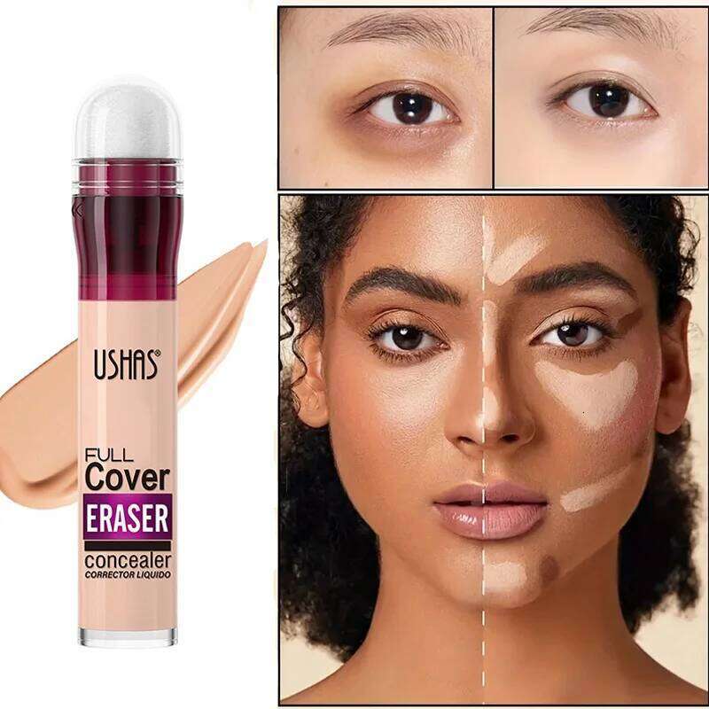 12 colors facial concealer sponge head matte liquid foundation, oil-control long-lasting BB cream,waterproof brightening makeup 26L0306