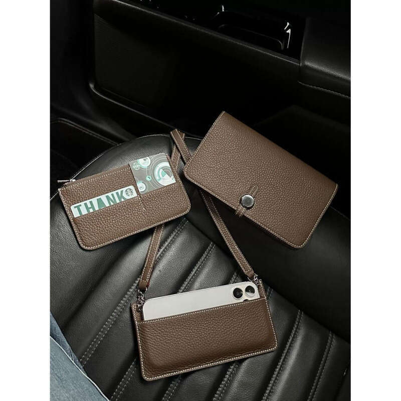 Totebag Shoulder ROSE NOIRE New Convenient Multi Functional Passport Holder Crossbody Phone Bag Three In One Use Handheld Bank Card Wallet