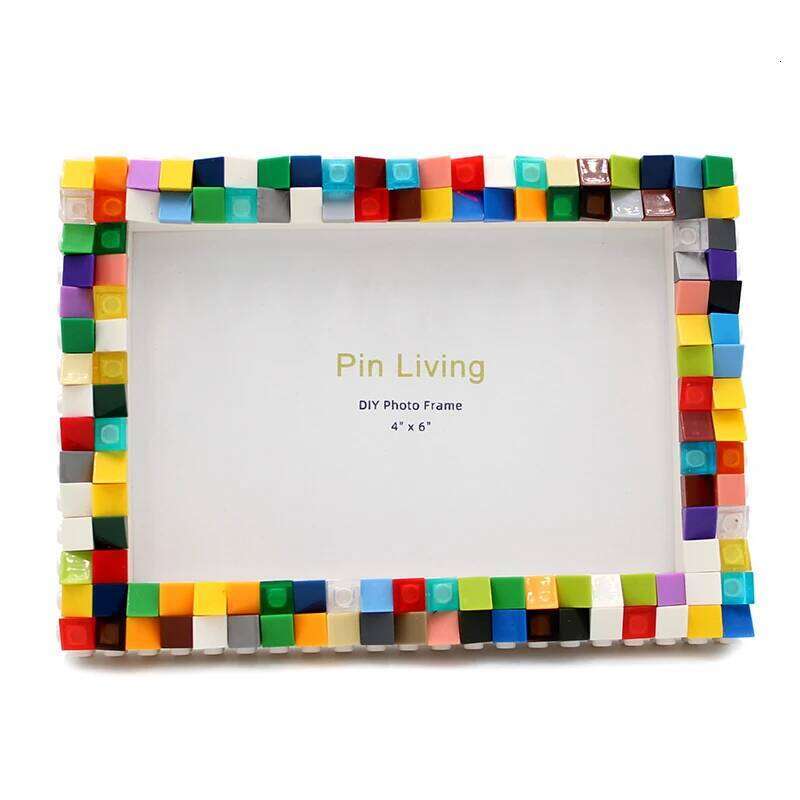 DIY children's building block creative photo frame setting table H260306