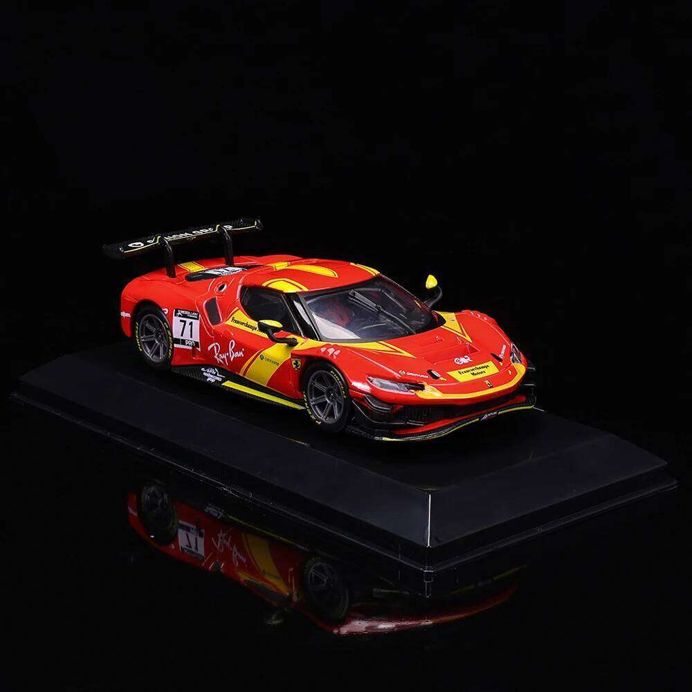 Bburago 1:43 Ferrari 296 gt3 2022 250 312p 812 488 racing simulation model alloy car toy male collection gift Z260307