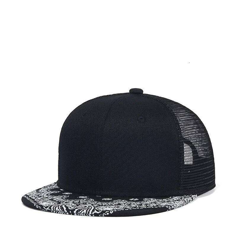 Custom Logo Summer Camouflage Printed Cotton Hip Hop Cap Men and Women Fashion Baseball Hat Adjustable Flat Edge Trucker Hats Y260304