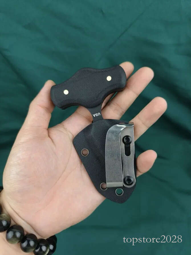 High End Fixed Tactical Knife D2 Titanium Coating pocket knife Blade Full Tang hunting knife G10 Handle Outdoor EDC Pocket Knives With Kydex