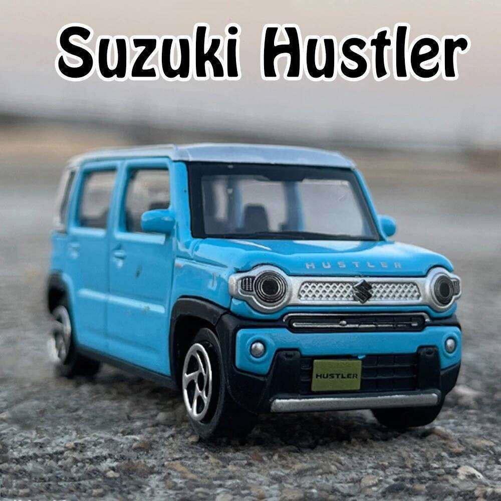1:48 Suzuki Hustler 2020 Toys Car Diecast Alloy Model Wheels Can Slide Metal Body Miniature Vehice Exquisite Ornaments Boy Gift Z260306