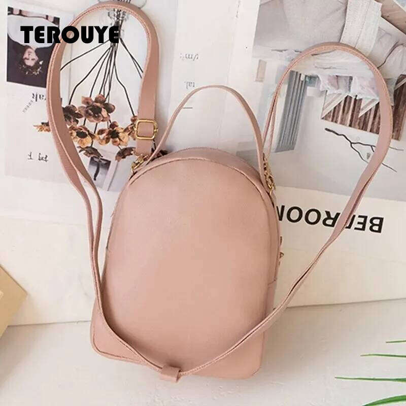 Rilibegan Ins New Style Female Handbag Leisure Mini Fashion Women Backpacks Phone Packs Mini Backpack TEROUYE