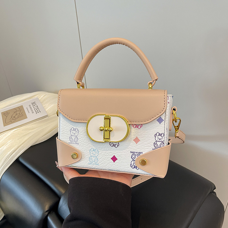 Cross-border popular handbag for women 2025 new designer bag model, high-end shoulder bag with Luxury bag vintage texture, versatile crossbody small s