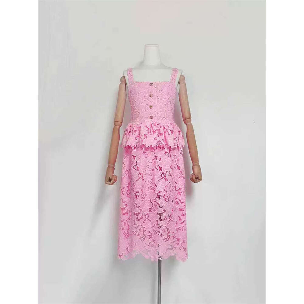 2026 a3 Spring/Summer New Women's Designer Elegant and Sexy Lace Cake Dress