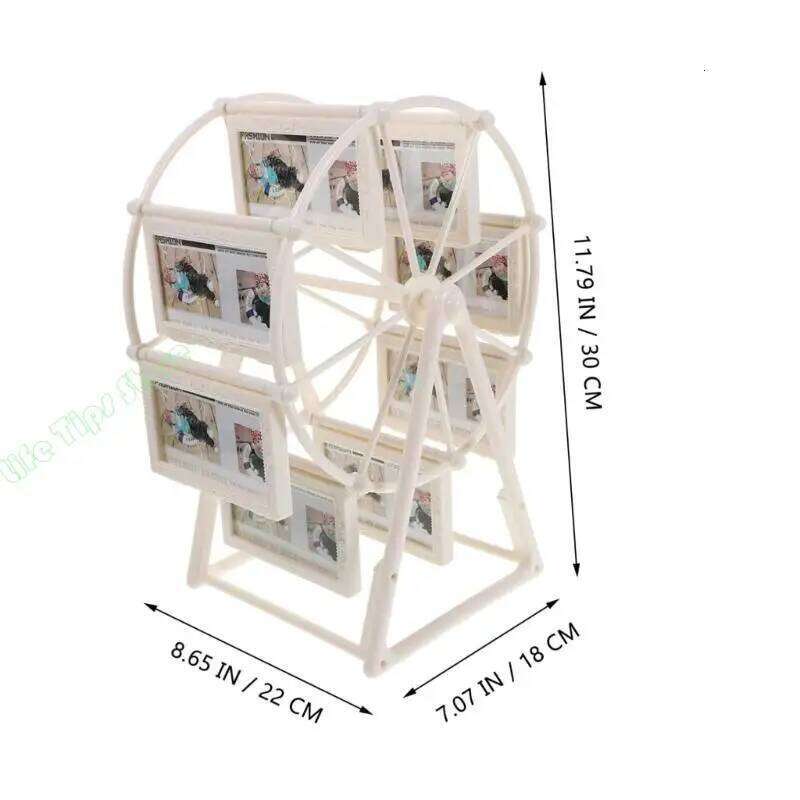 G5AB Rotating Ferris Wheel Carousels Picture Frame Desktop Decorations H260306