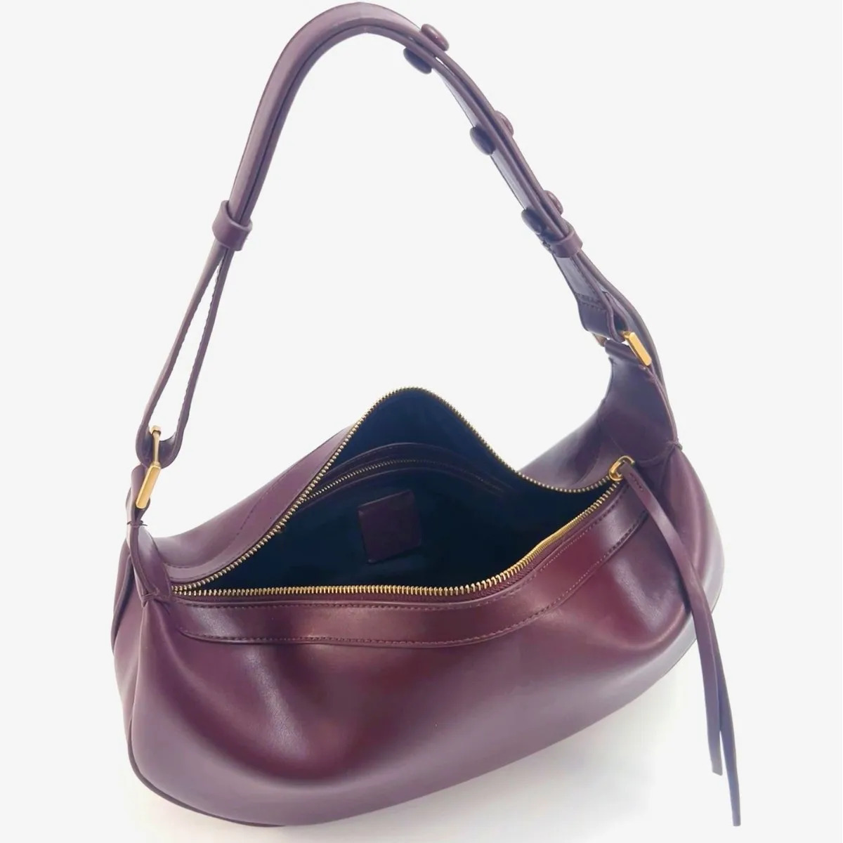 Dumpling Crescent Armpit Bag for Women Large Capacity Shoulder Bags fashionPU Leather Crossbody Trendy Purs handbag 260227