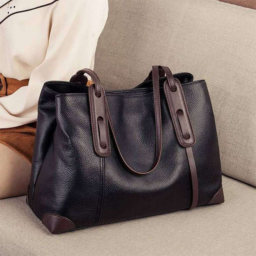 TAURUSCIAGA 2024 Winter Spring Lichee Genuine Leather Women Shoulder Handbag Large Capacity Soft Cowhide Pacthwork Female Tote Bag Noble Temperament B