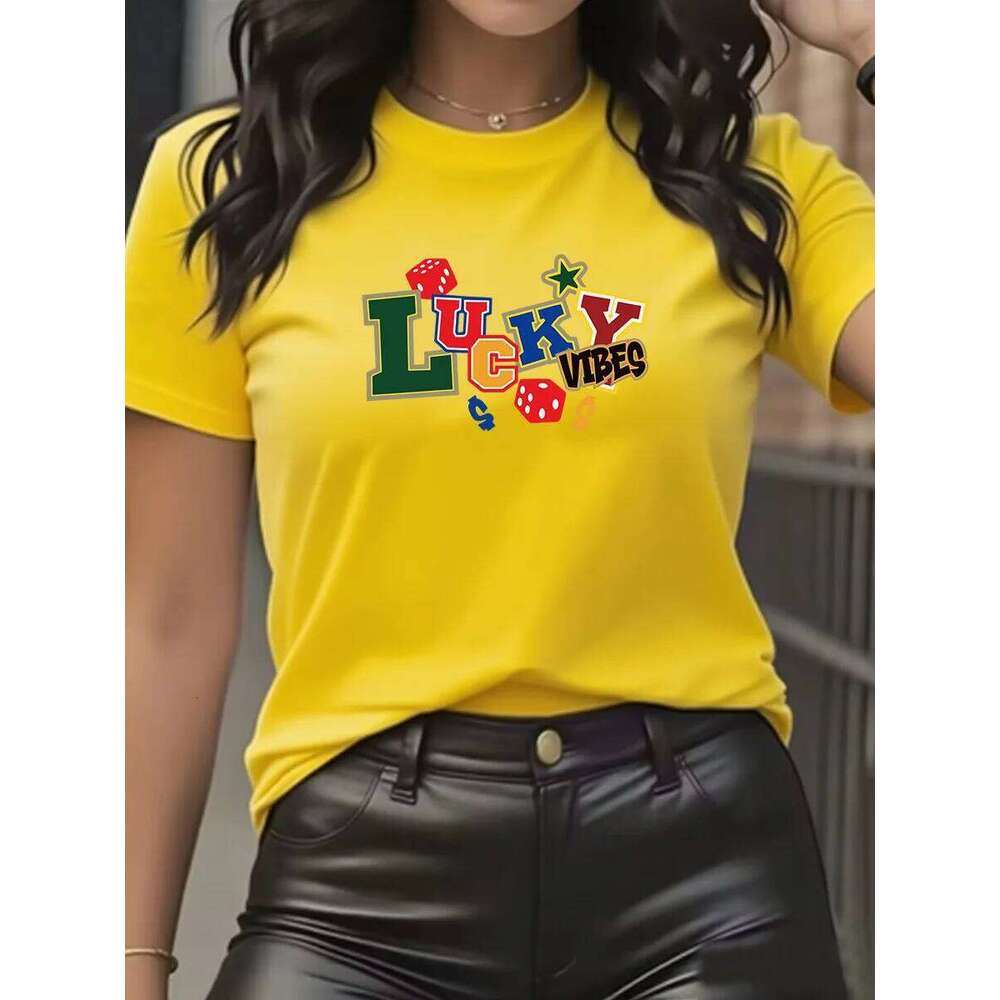 Women's T-shirt Fashion Printed Female Short Sleeve Classic Style Pullover Shirts Summer Clothing Y2k Top harajuku women clothes XJ260306 XJ26030