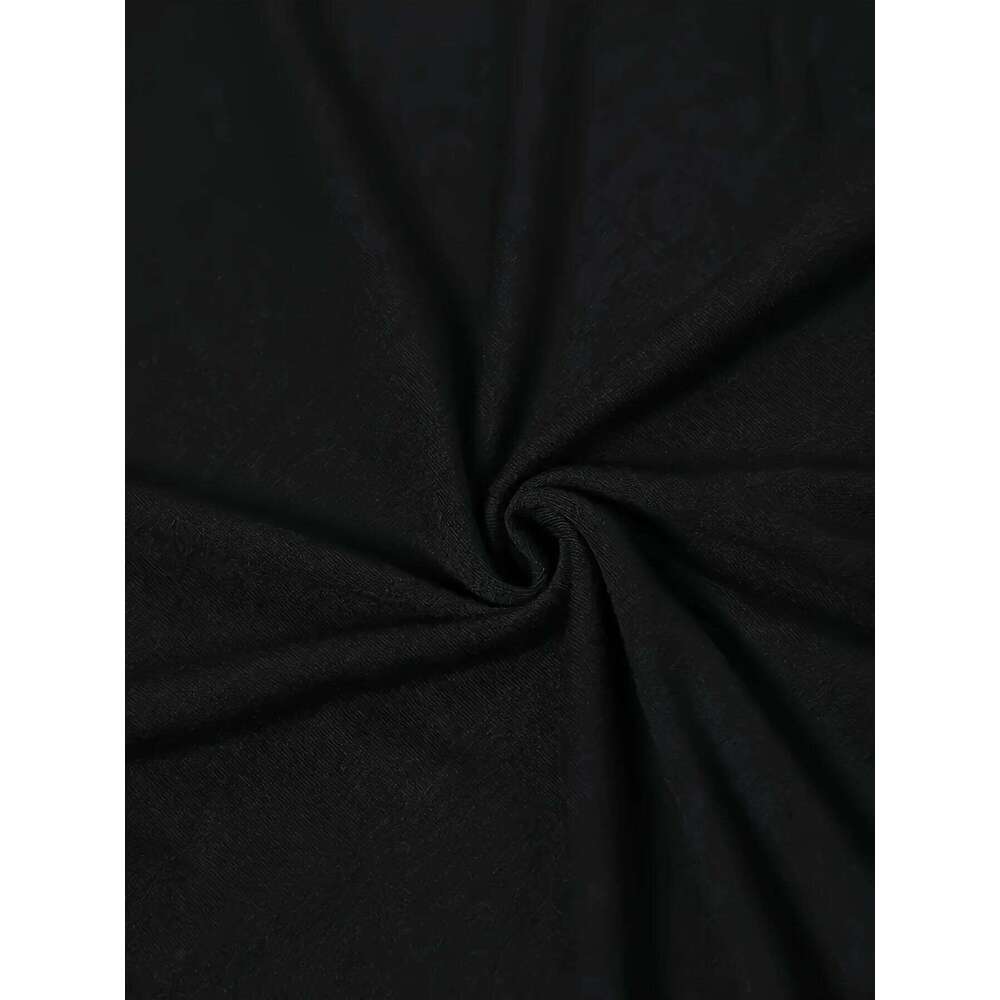 Chic 50th Lips Print T-Shirt - Casual Crew Short Sleeve Top for Women & Summe Round Neck Birthday XJ260306 XJ260306