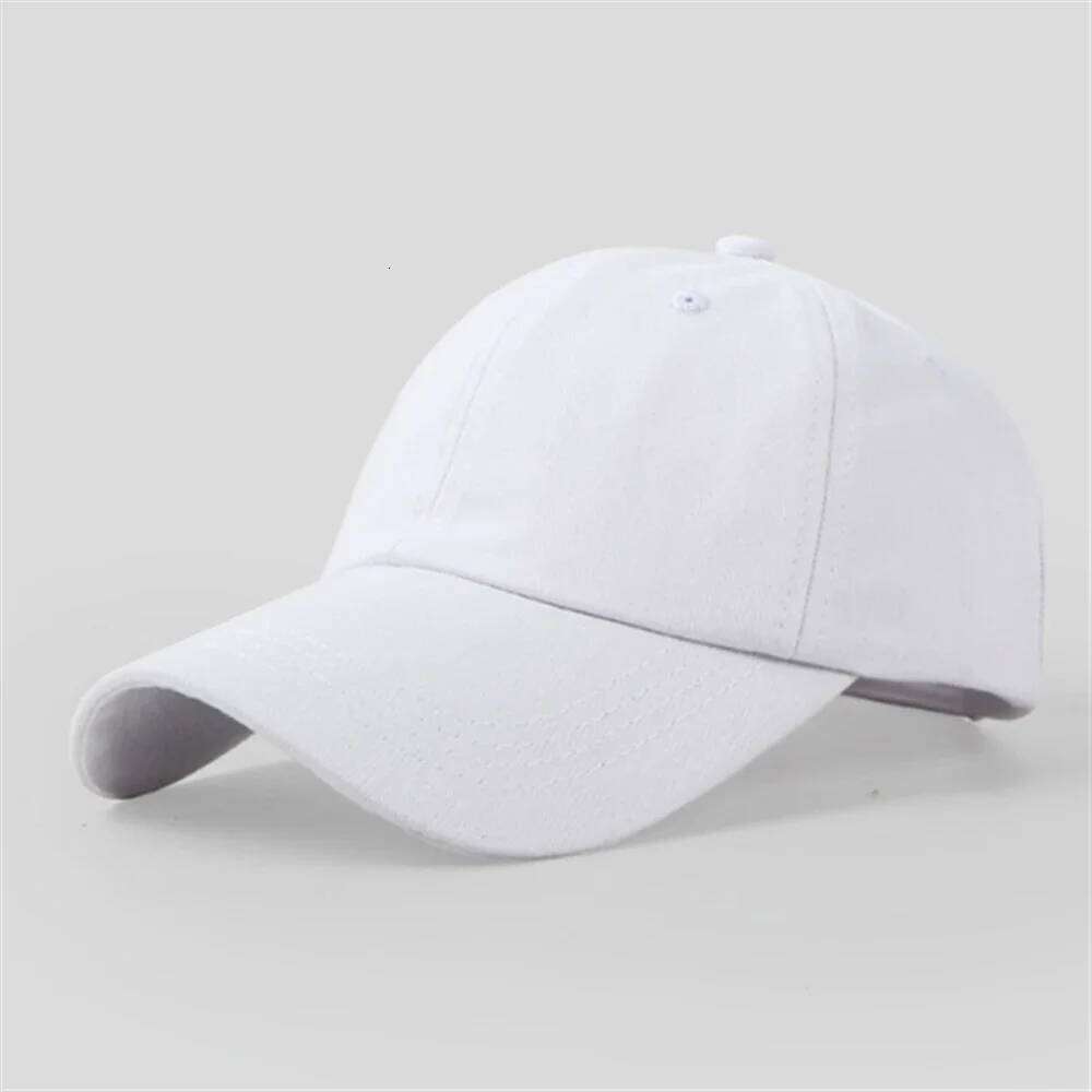 Casual Baseball Cap for Men Women Solid Color Cotton Hat Fashion Simple Black Pink White Wine Red Navy Blue Y260304