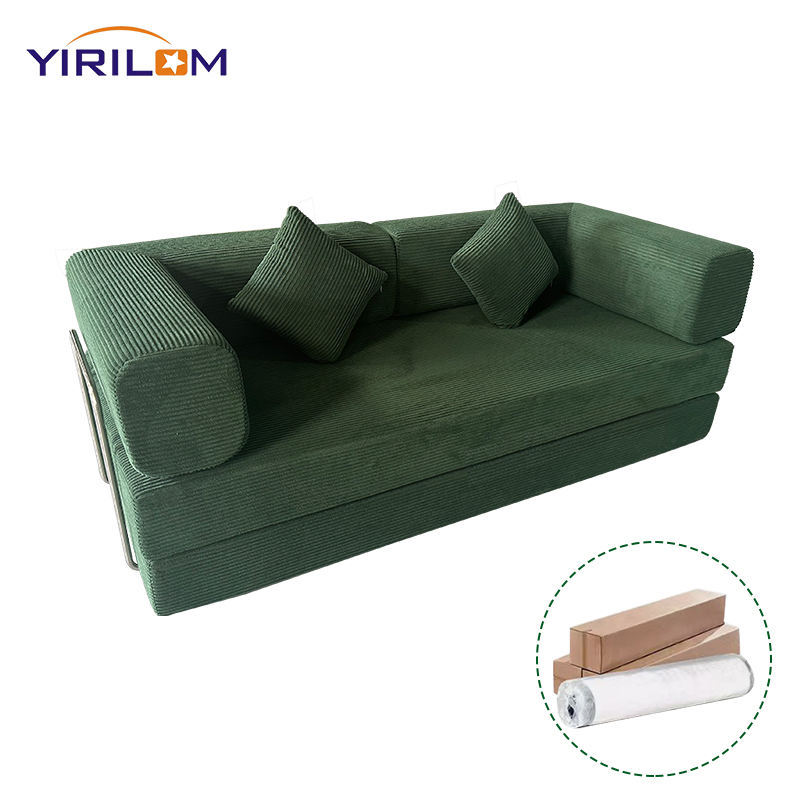 Modern Vacuum Compressed Sofa Tofu Height Density Sponge Modular Sofa for Living Room Cord Sofa