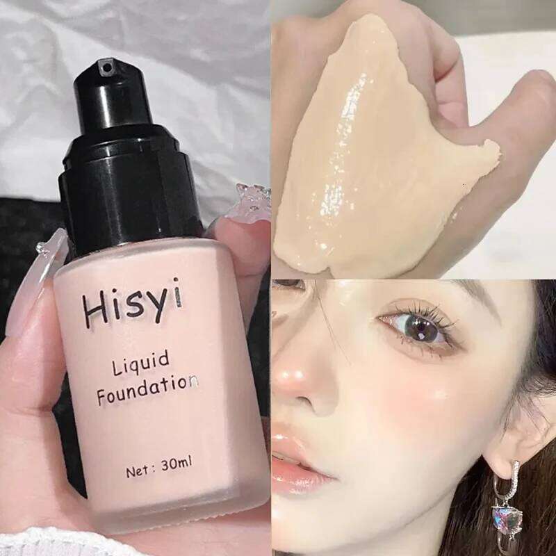 Liquid foundation Oil-control & long-lasting matte finish, water-resistant, even out skin tone - Perfect natural Korean makeup 26L0306