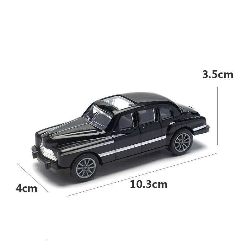 1:43 Alloy Vintage Diecast Classic BENZ Pull Back Car Model Miniature Vehicle Replica Gift For Kids Adults Z260306