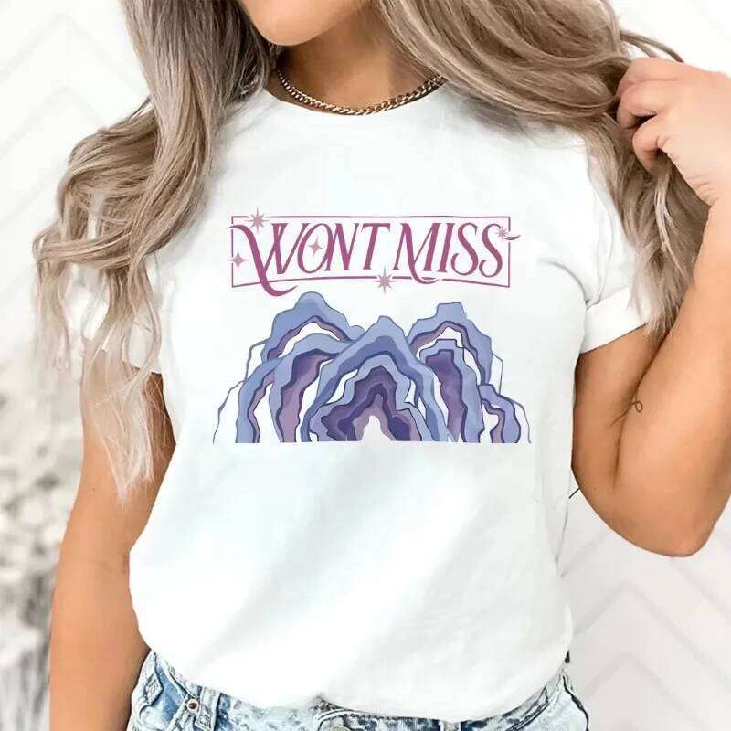 Mira Wont Miss Woman Funny Shirts Korea T Shirt Men Women Summer T-shirt Short Sleeves Tops Streetwear Novelty T-Shirt XJ260306 XJ260306