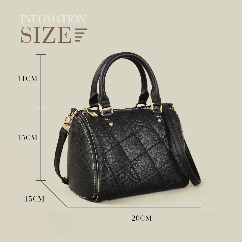PG Vintage Women highcapacity Hand Bag ners y Handbags Shoulder Bags Female Classic ned handbag 260228