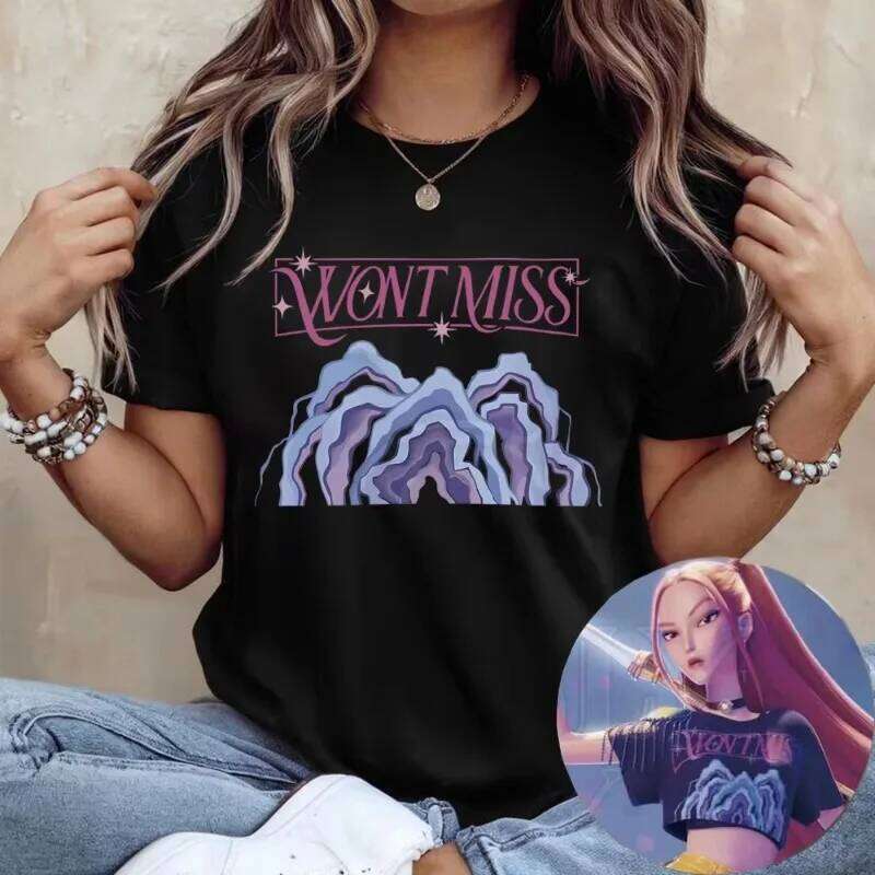 Mira Wont Miss Woman Funny Shirts Korea T Shirt Men Women Summer T-shirt Short Sleeves Tops Streetwear Novelty T-Shirt XJ260306 XJ260306