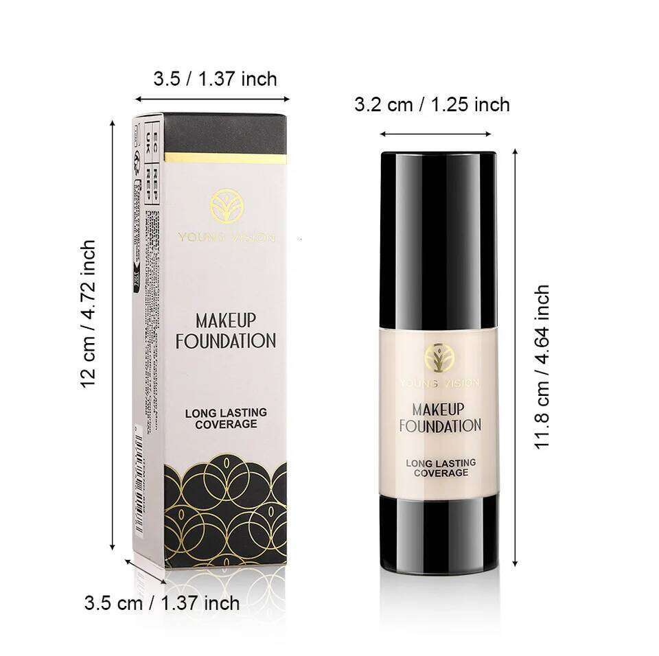 MLSMILE 6 color Powder Foundation long-Lasting Waterproof, Moisturing Sweat resistant and easy to open Oil-control concealer 26L0306