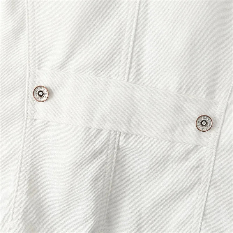 Womens Denim Vest Ladies White Jean Jacket Fashion Waistcoat Summer Coat Outwear S5XL 260306