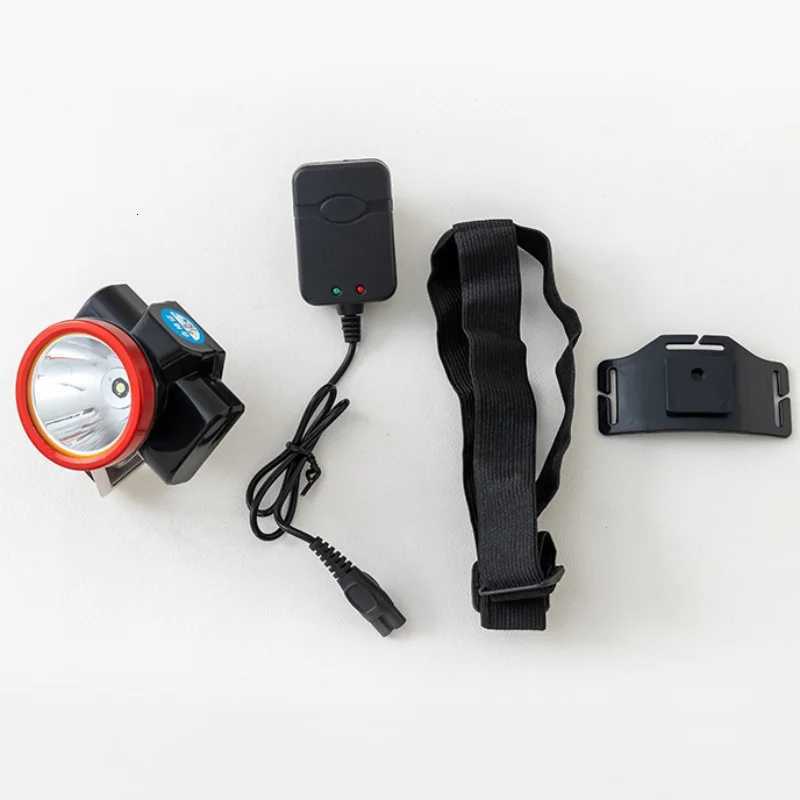 Waterproof And Explosion-Proof Mining Headlight Safety Helmet Head Lamp High Power Rechargeable Headlight Two Adjustable Gears H260307