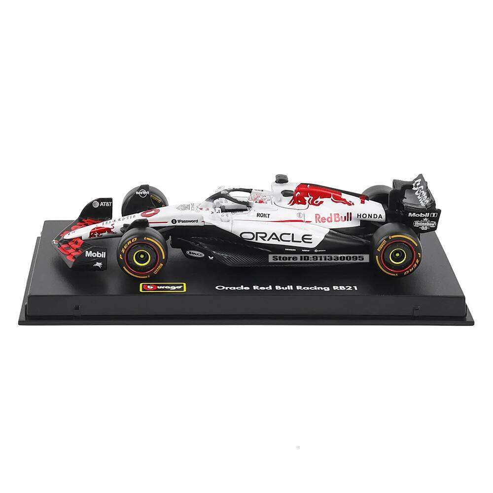 Bburago 1:43 #1 Verstappen #22 Yuki Tsunoda F1 Red Bull RB21 2025 Japan Station Alloy Car Die Cast Model Toy Collectible Z260306