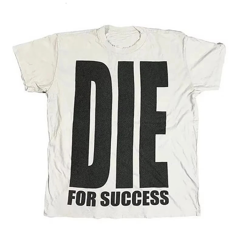 Mens Y2K T-shirt womens crew neck Harajuku letter trend print hip-hop top punk street wear gothic retro short sleeves 260304