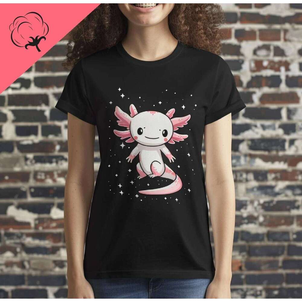 Shirt Axolotls of The World Axolotl Animals T-Shirt Aesthetic Women Clothing Graphic T Shirts Kawaii Clothes XJ260306