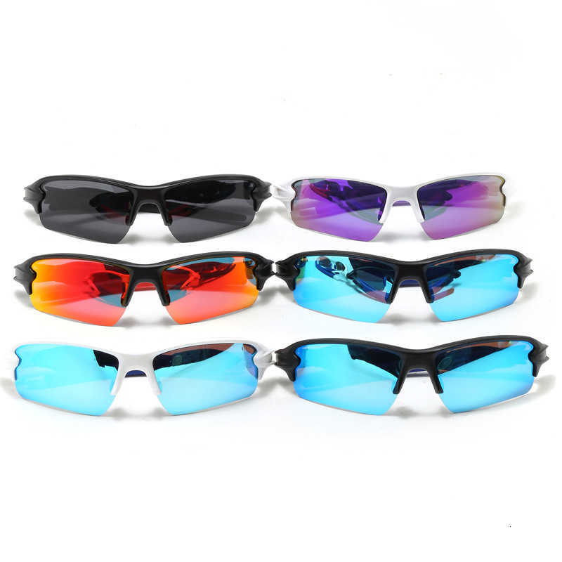 Polarized Sports Sunglasses Half Frame Outdoor Cycling Sunglasses Anti-UV Bicycle Glasses UV385 S260304