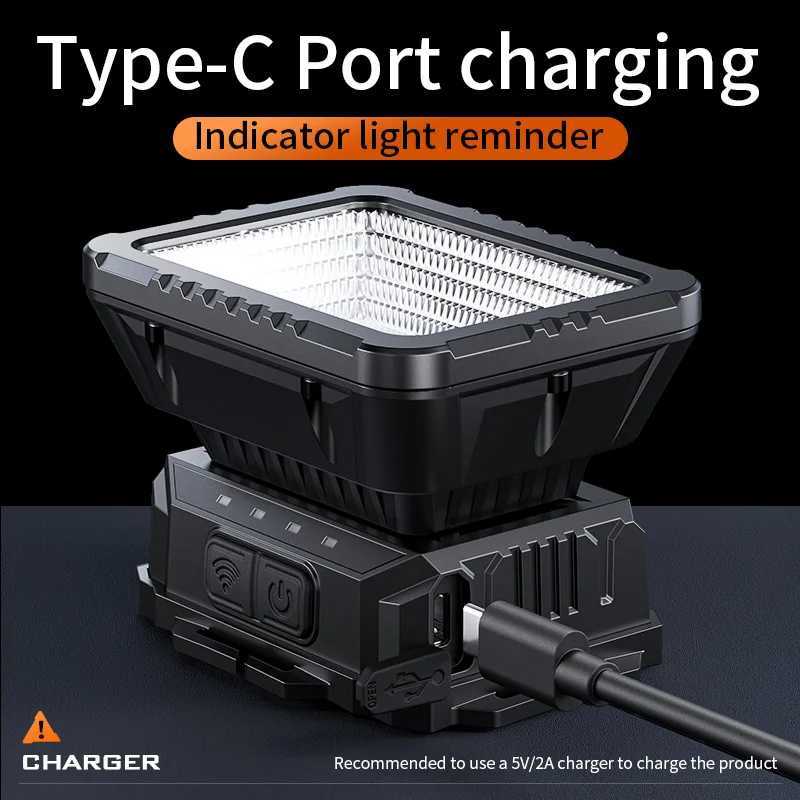 2025 SUPERFIRE FL01 COB Headlamp Super bright Head Flashlight Yellow White headlight Rechargeable led Camping Fishing Head lamp H260307