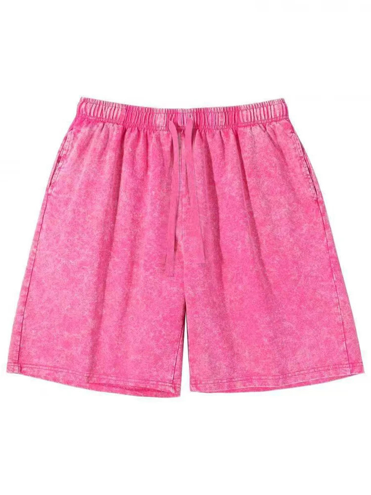 Outdoor Casual Loose Drawstring Shorts Mens Spring Summer Daily Leisure Solid Color Seaside Beach Men Stylish Short Pant 260306