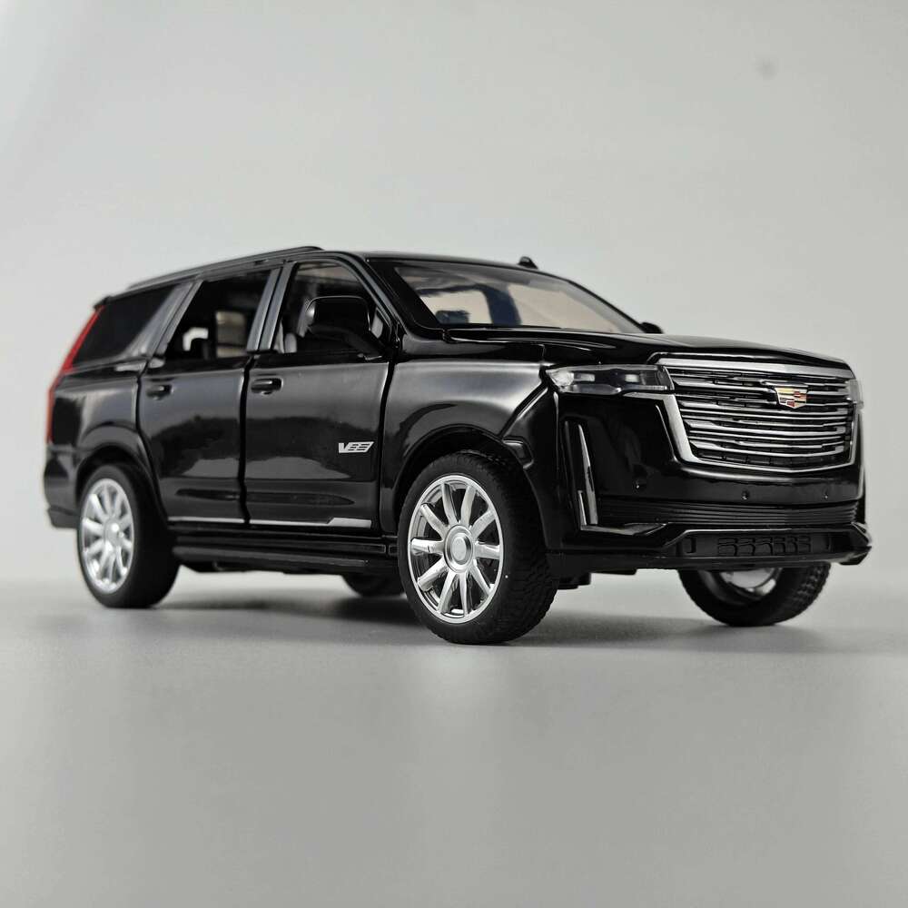 Diecast 1:32 Cadillac Escalade SUV Alloy Model Sound And Light Pull Back Toy Accessories The Car Birthday Present For Boys Z260306