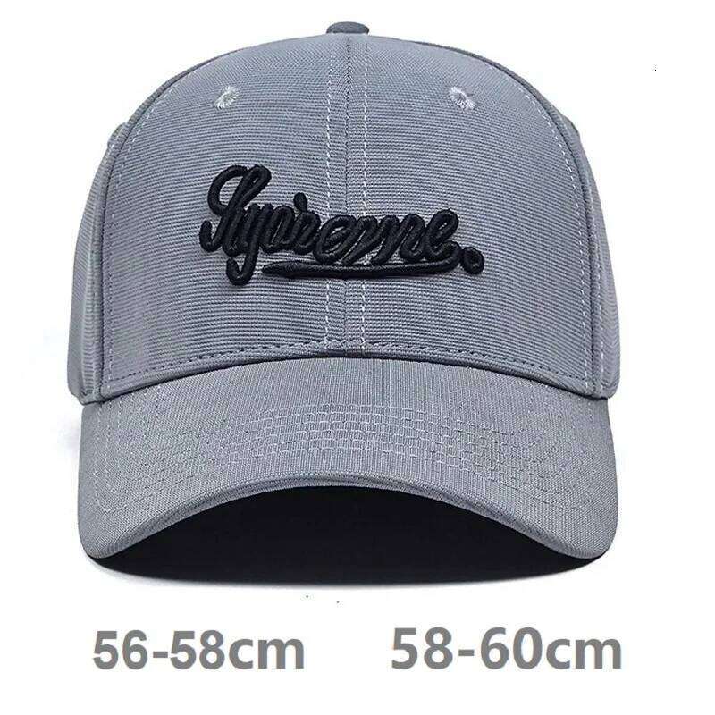 Back Closed Baseball Caps for Men Women, Big and Small Head Hat, High Quality Headwear Y260304