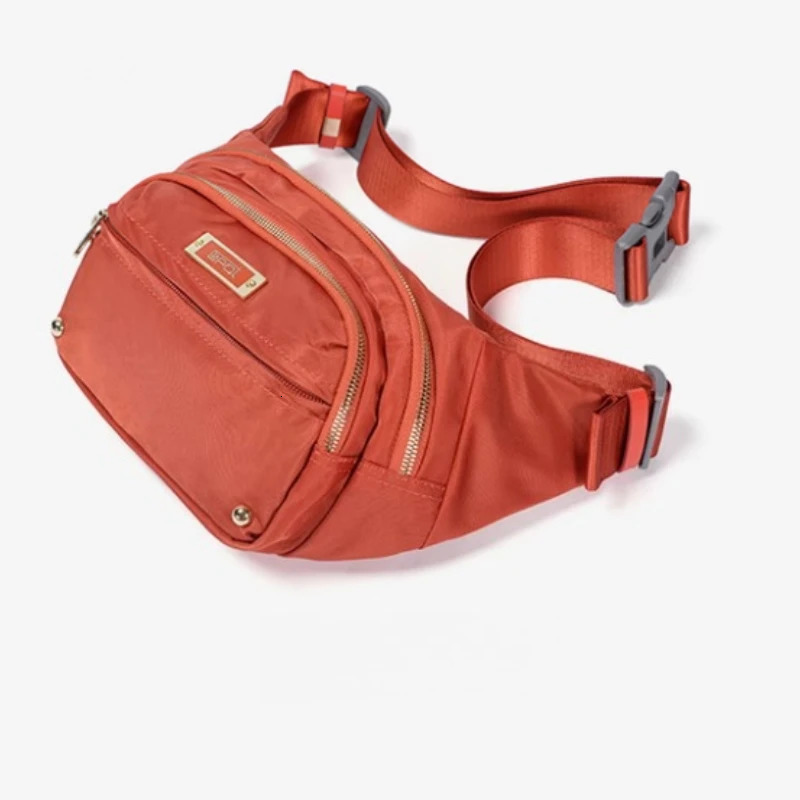 EPOL Womens MultiLayer Sports Waist Bag Nylon Waterproof Canvas Oxford Fabric Features Metal Zipper n 600603 260228