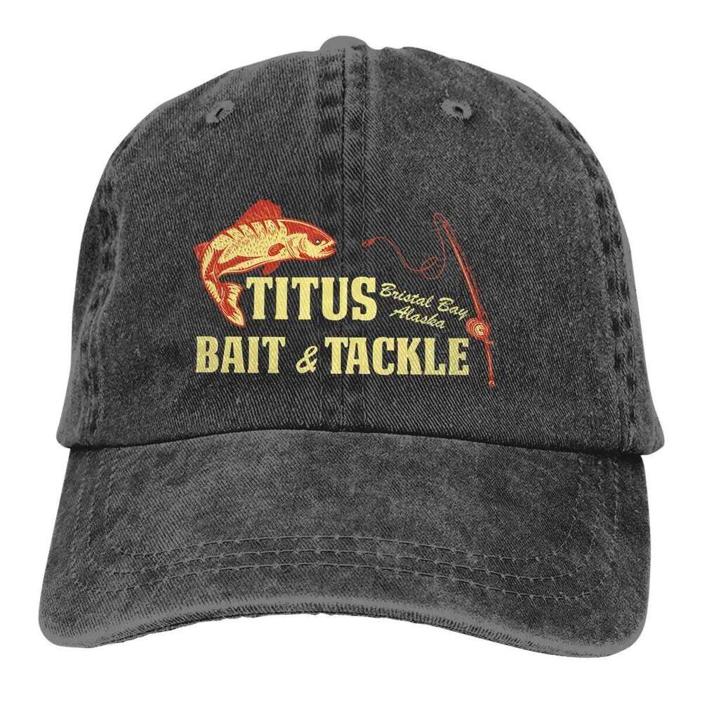 Pure Color Dad Hats Titus Bait And Tackle Women's Hat Sun Visor Baseball Caps Fishing Peaked Cap Y260304